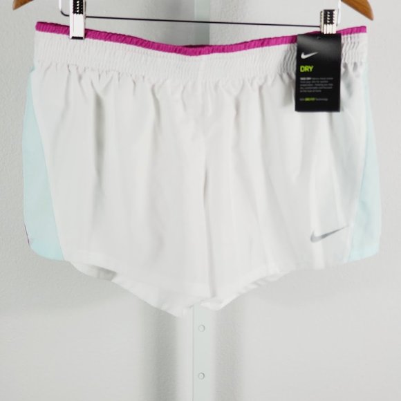 NIKE standard fit running short white Sz XL - Picture 3 of 7